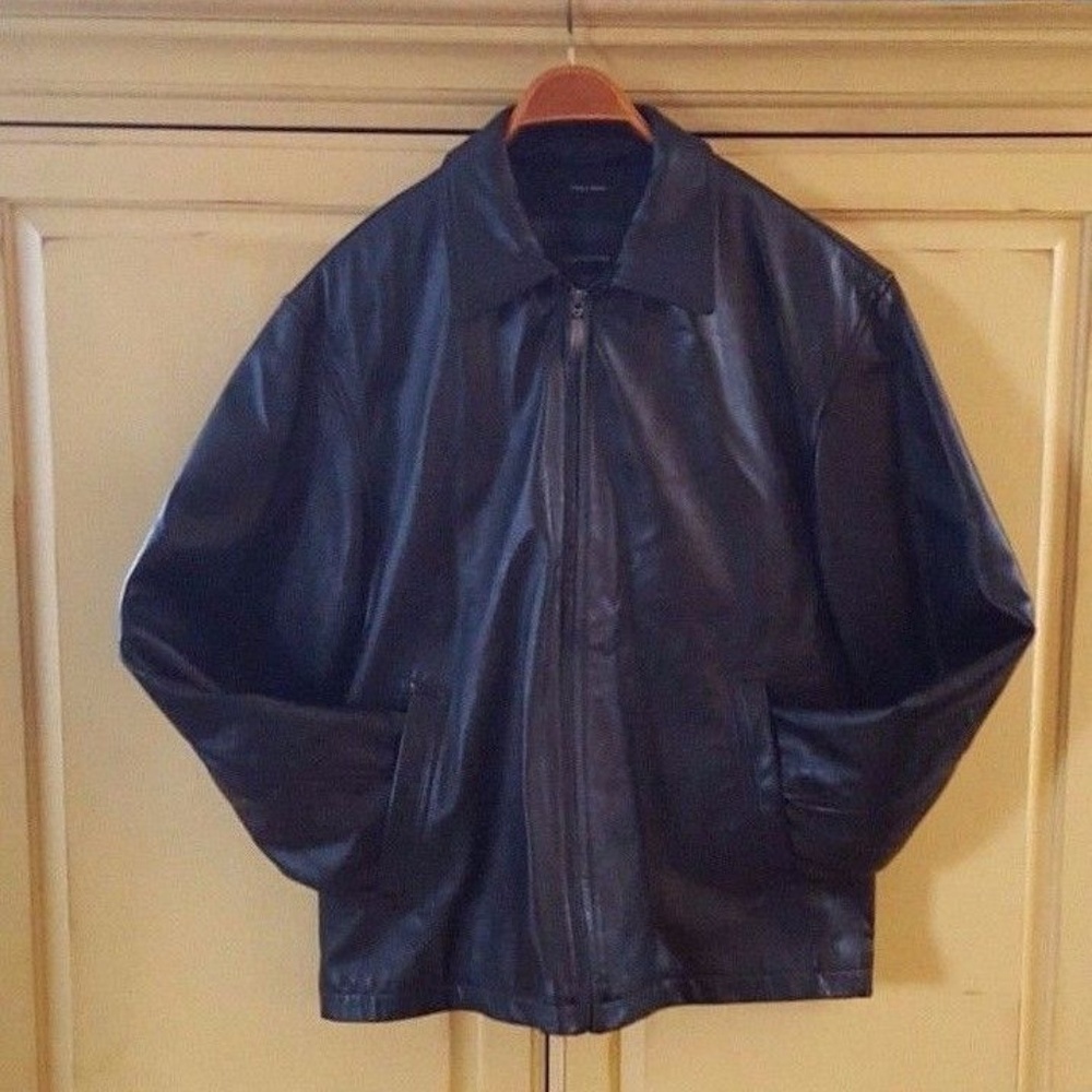 Liz Claiborne Bomber Jacket  Leather